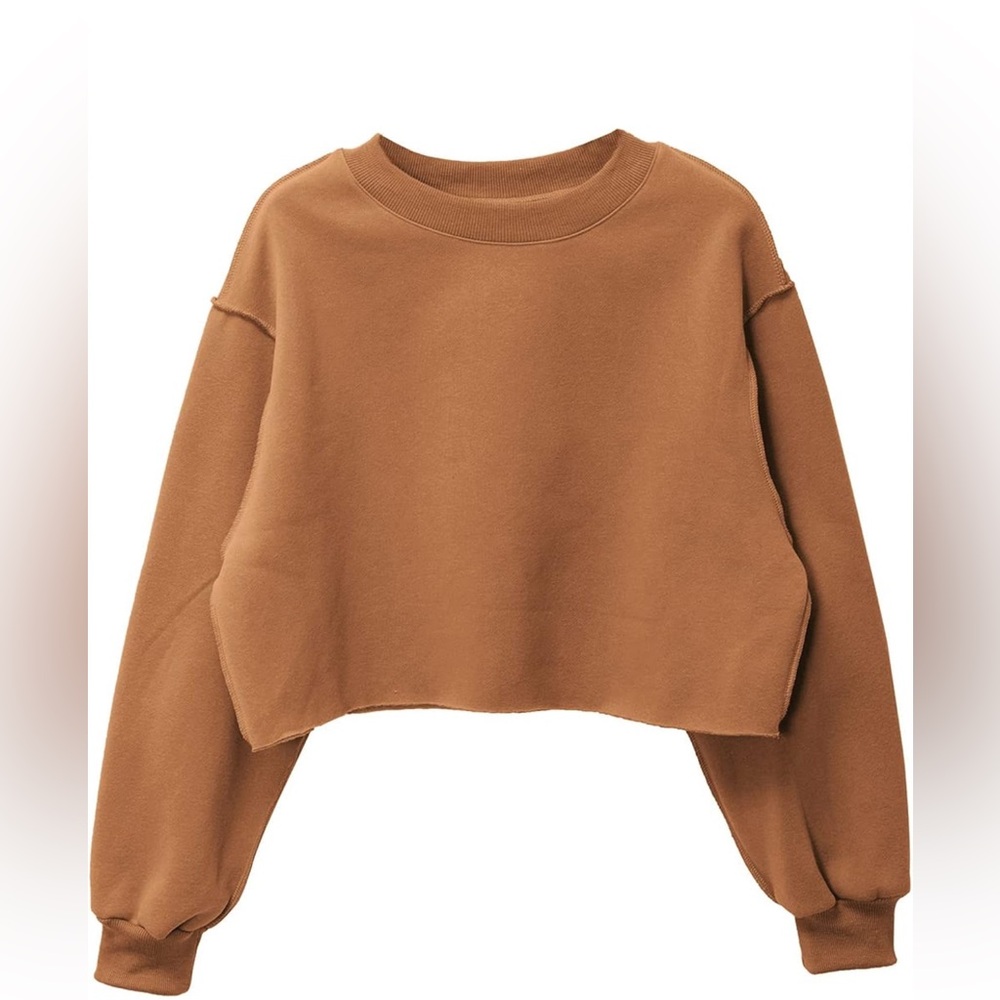 Amazon cropped long sleeve top